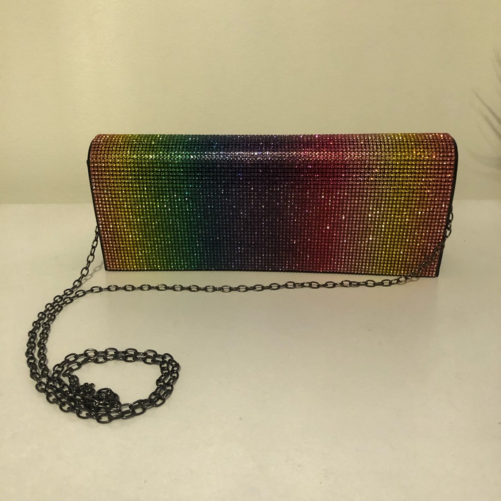 Unicorn Rhinestone Clutch